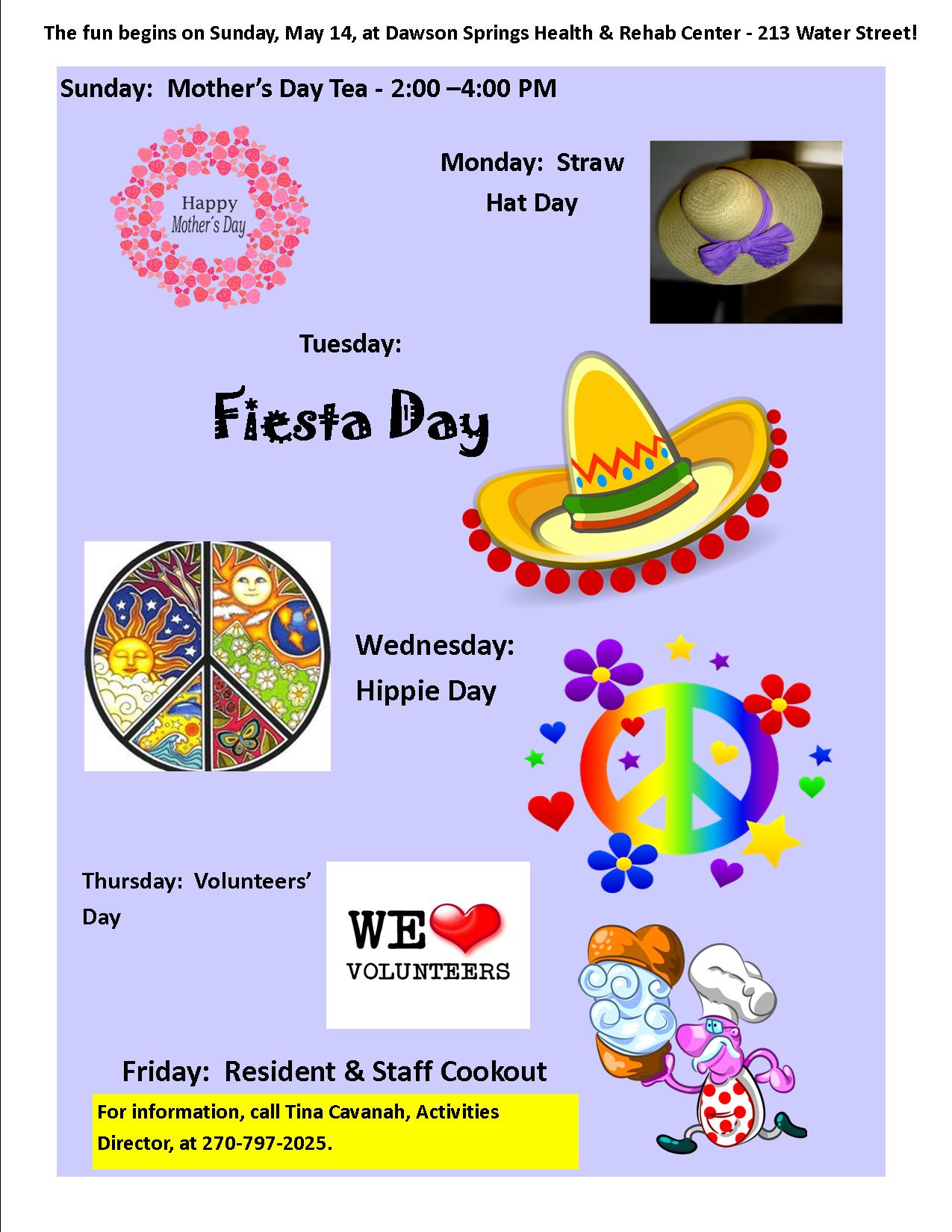 Fun Activities For National Nursing Home Week News Words